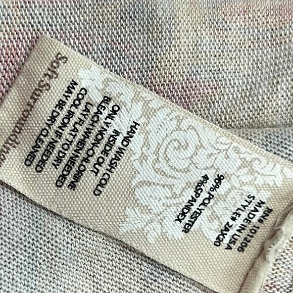 Soft Surroundings Size Medium Spice Market Burnt Orange Paisley Swing Tunic Top - Picture 8 of 8